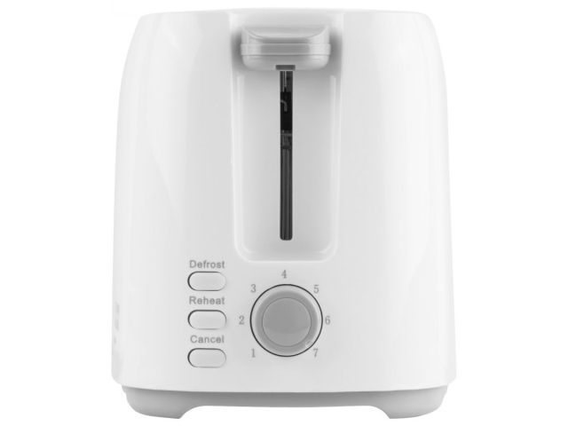 Тостер AST-035 NORMANN (750 Вт, 2 ломтика, авт.центровка, подогрев, разморозка, белый цвет)