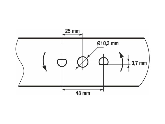 Нож для газонокосилки 51 см ECO (в блистере; для LG-733, LG-734, LG-735, LG-810)