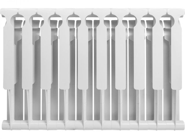 Радиатор алюминиевый 500/80, 10 секций SAS (вес брутто 9100гр)