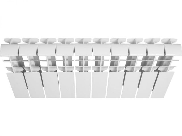 Радиатор алюминиевый 500/80, 10 секций SAS (вес брутто 9100гр)