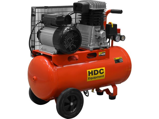 Компрессор HDC HD-A051 ременной (396 л/мин, 10 атм, ременной, масляный, ресив. 50 л, 220 В, 2.20 кВт)