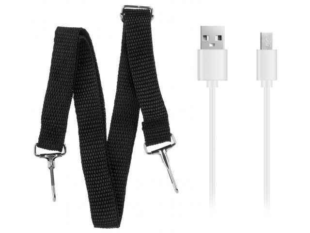 Фонарь светодиодный аккум. 3Вт+3Вт (зел.) ЮПИТЕР (USB A - micro-USB кабель в комплекте)