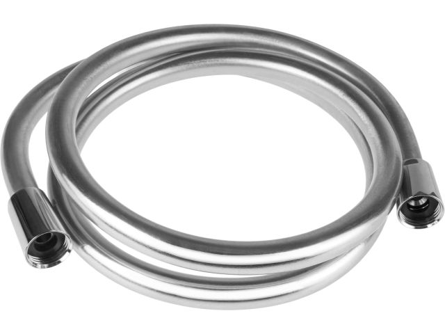 Шланг душевой, PVC, 1/2" г-г 150 см, серебро, a-five (Гайка латунь (anti-twist))