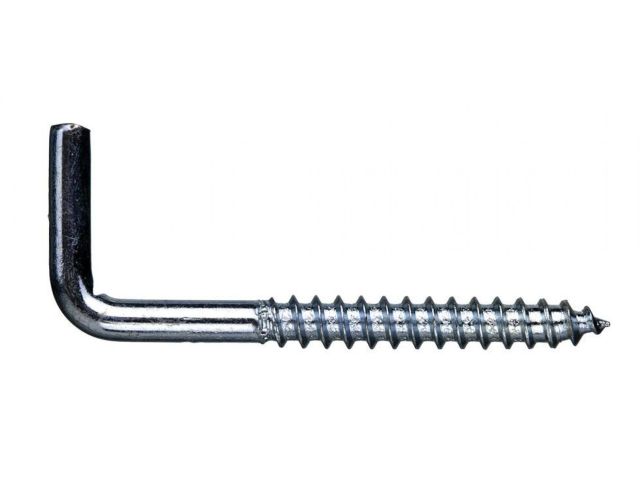 Крючок 3.0х30 мм Г-образный, цинк (500 шт в карт. уп.) STARFIX