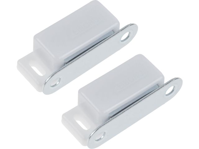 Защелка магнитная 45мм белая (2 шт в пакете) STARFIX
