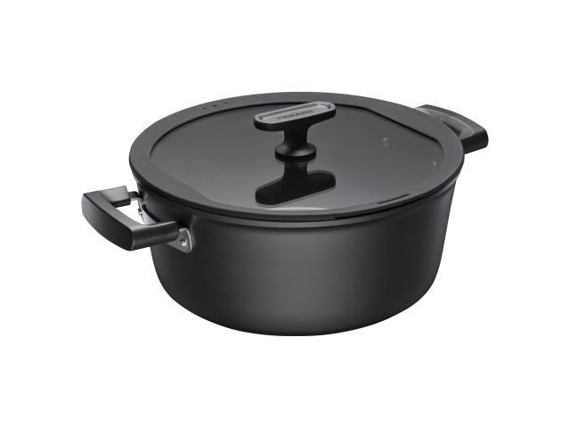 Кастрюля 5л c крышкой Hard Face FISKARS