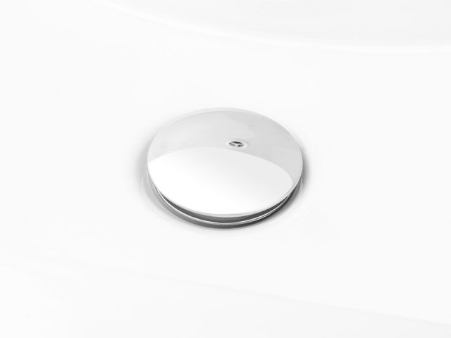 Выпуск для умывальника click/clack, большая крышка с переливом, хром, 1 1/4", AV Engineering