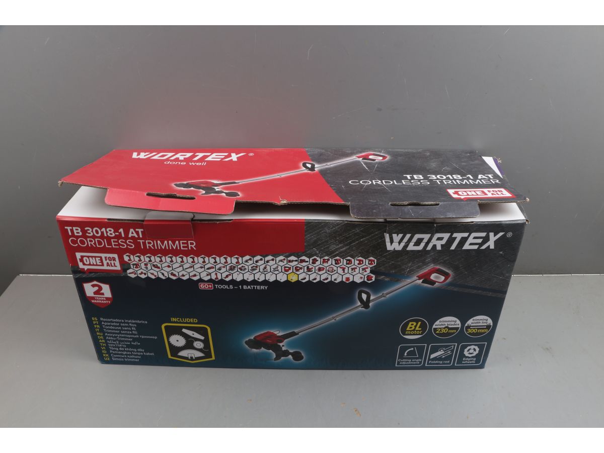 б/у Триммер аккум. WORTEX TB 3018-1 AT с акб и зу ALL1 XLT SET уцененный (0001413552)