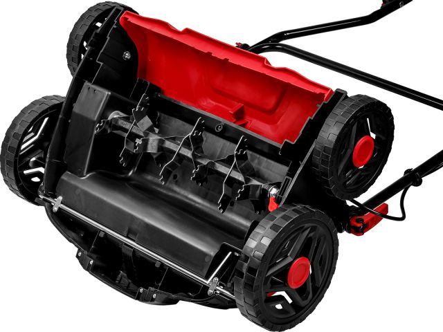 Аккум. аэратор-скарификатор WORTEX CAE 3736 ALL1 XLT SET БЕСЩЁТ.ДВИГ., 18В+18В, шир. 37 см (2 4Ач акб, зу, вал для аэрации, вал для скарифик