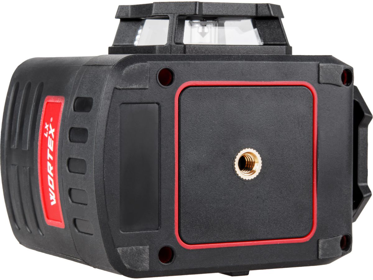 Нивелир лазерный линейный WORTEX LX LL 0330-2 (3х360°, до 25 м, +/- 0.3 мм/м, зеленый)