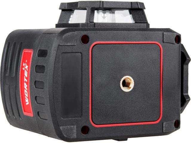 Нивелир лазерный линейный WORTEX LX LL 0330-2 (3х360°, до 25 м, +/- 0.3 мм/м, зеленый) (резьба 1/4")