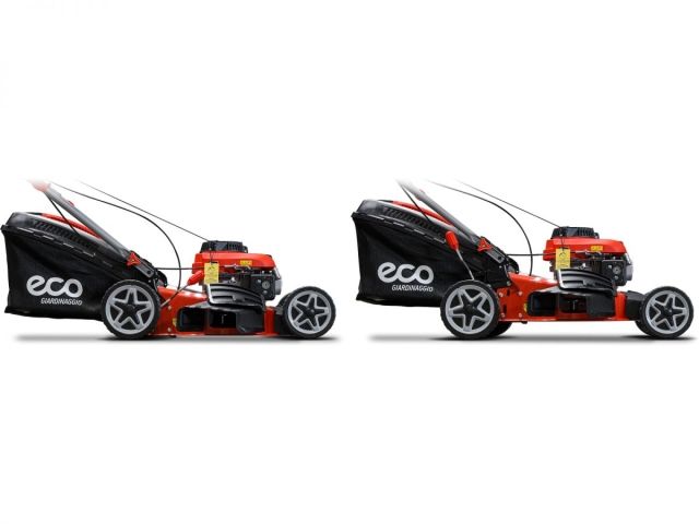 Газонокосилка бензиновая ECO LG-634 самоходная (4.0 л.с., шир. 46 см, самоходная, мульчир., стальн.корпус, травосборник 50 л)