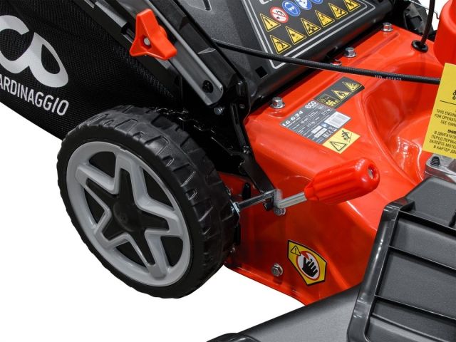 Газонокосилка бензиновая ECO LG-634 самоходная (4.0 л.с., шир. 46 см, самоходная, мульчир., стальн.корпус, травосборник 50 л)