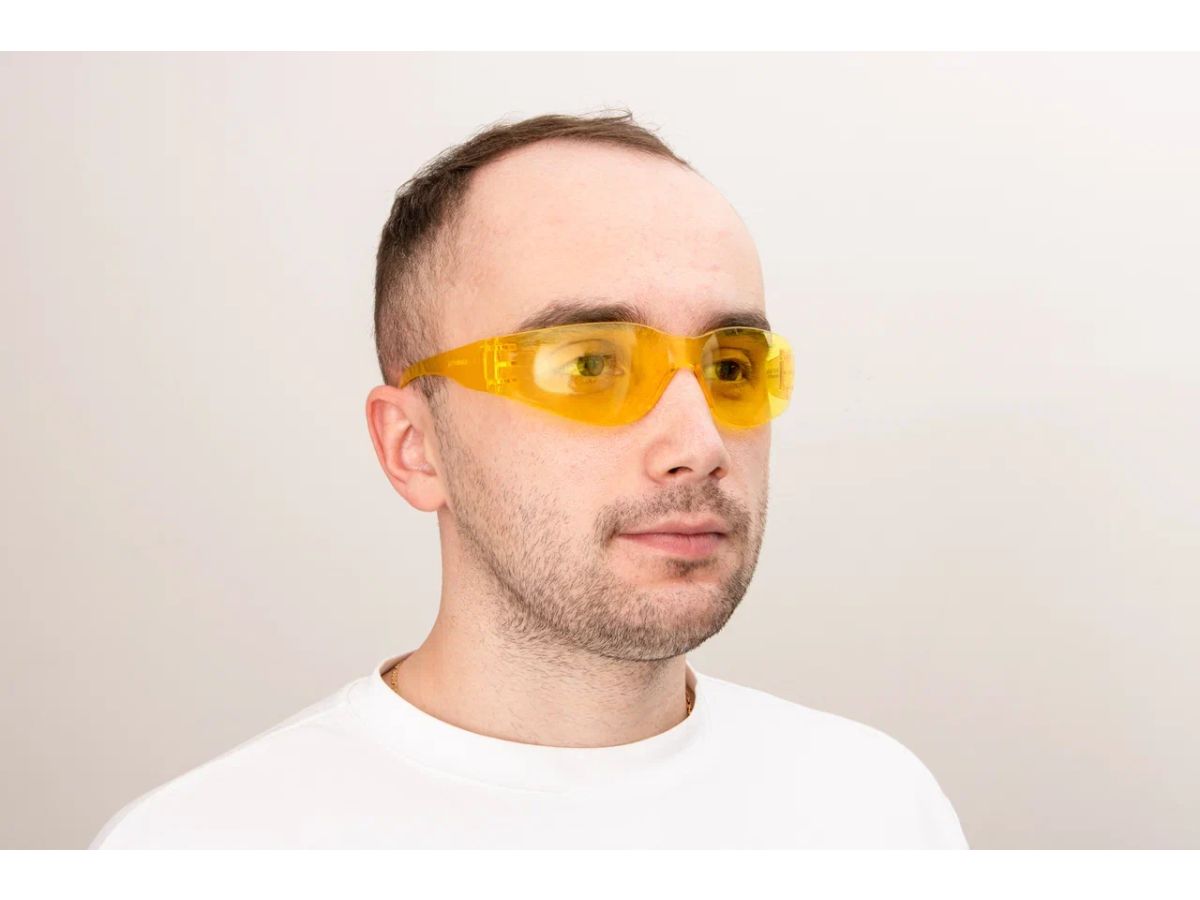 Очки открытые JETA SAFETY Eclipse янтарные