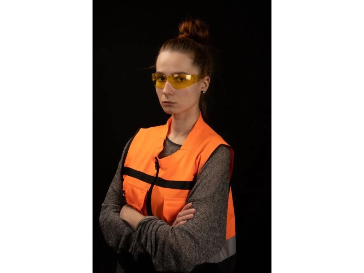 Очки открытые JETA SAFETY Eclipse янтарные