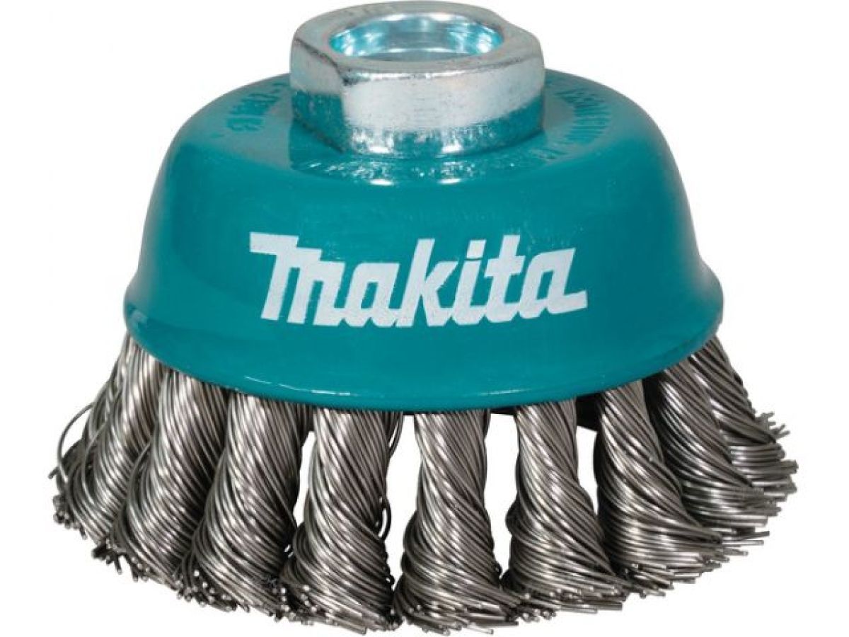 Щетка д/шлиф.маш. проволочная чашечная 75 мм MAKITA