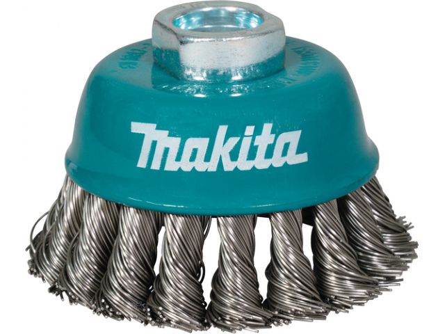 Щетка д/шлиф.маш. проволочная чашечная 75 мм MAKITA