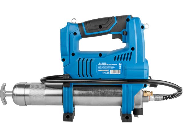 Аккум. шприц для смазки BULL CGG 6818 в кор. XLTpro SET 18 В, 690 атм., 255 г/мин, 1х4 А*ч, з/у 4 А (Шланг 76 см)