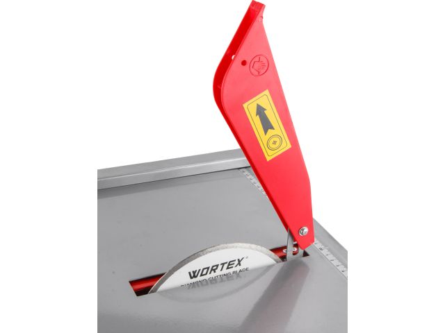Плиткорез электрический WORTEX TC 1880 C в кор. 600 Вт, 180 мм, 2800 об. мин., глубина до 34 мм (стол 385x380 мм, водная система охлаждения)