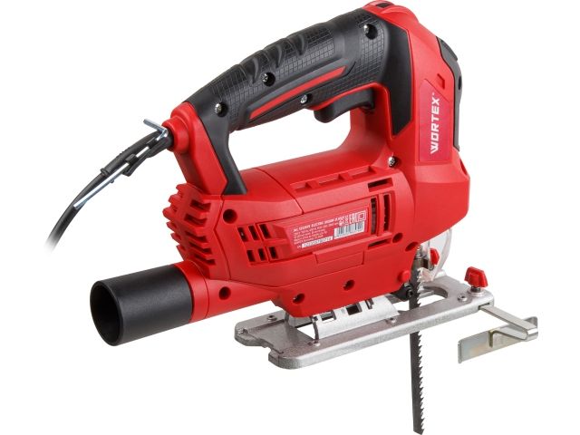 Лобзик электрический WORTEX JS 6507 LE в кор. 650 Вт, 500-3000 ход/мин, пропил до 65 мм (Быстрозажимной патрон, маятниковый ход, рег. об., л