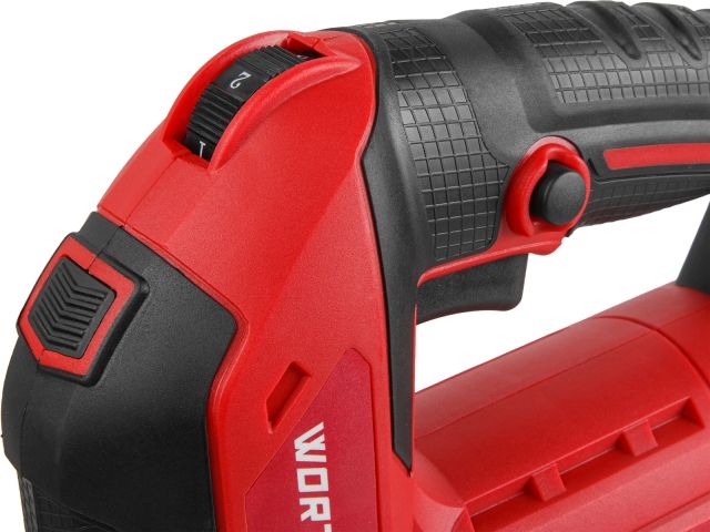 Лобзик электрический WORTEX JS 6507 LE в кор. 650 Вт, 500-3000 ход/мин, пропил до 65 мм (Быстрозажимной патрон, маятниковый ход, рег. об., л