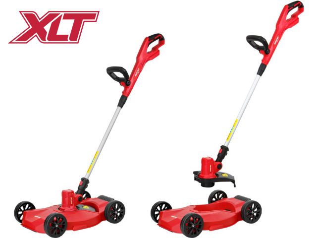 Триммер аккум. WORTEX TB 2818 ALL1 XLT SOLO 18В, шир.скаш.300 мм, авт.подача лески, леска 1.6 мм (БЕЗ АКБ И ЗУ, с тележкой, поворотная голов