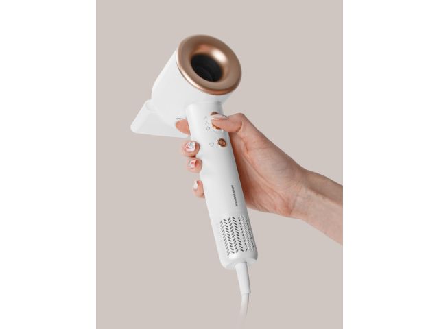 Фен NORMANN AHD-440 (ОТГРУЗКА ТОЛЬКО ПО ЭТН/ЭТТН | 1800 Вт; раздельные регулировки; холод.обд.; ионизация; BLDC мотор; насадка-концетратор в