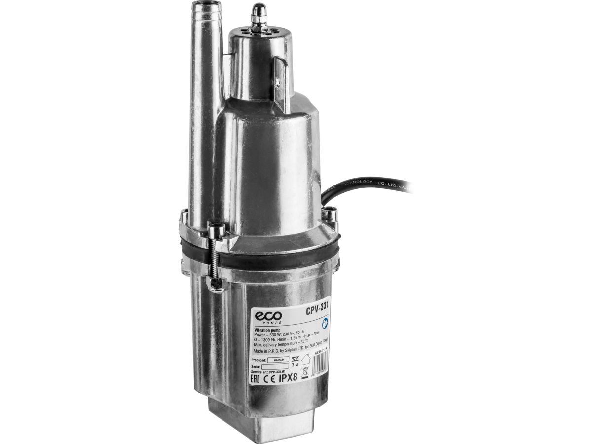 Насос вибрационный ECO CPV-331 (15м, верхний забор)
