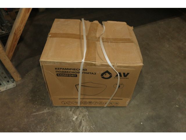 Унитаз подвесной AV Engineering, COMFORT X2 уцененный (0019860048) (Tornado смыв)