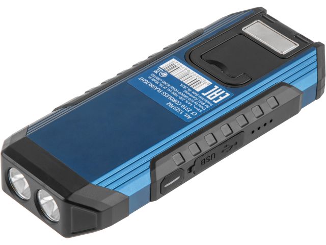 Фонарь светодиодный аккумуляторный BULL CF 2310 в кор. 230-1000 Лм, 7 режимов, магнит (5 В, 4 Ач, складная конструкция, может выступать как 