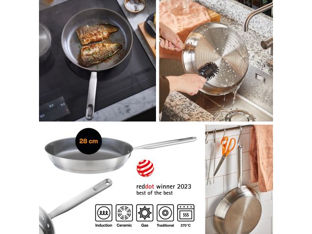 Сковорода 28 см All Steel Fiskars