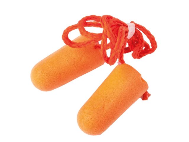 Беруши со шнурком EarGuard-HV Jeta Safety (37 дБ, из вспененного пенополиуретана)