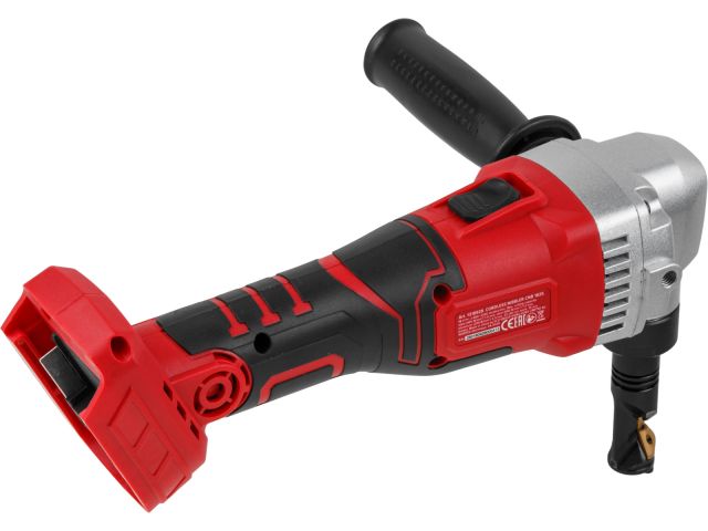 Аккум. ножницы высечные WORTEX CNB 1825 XLT SET БЕСЩЕТ., 18 В, 900-2000 ход/мин, до 2,5 мм, 1х4 А*ч (сталь до 1.8 мм, 1.7 кг)