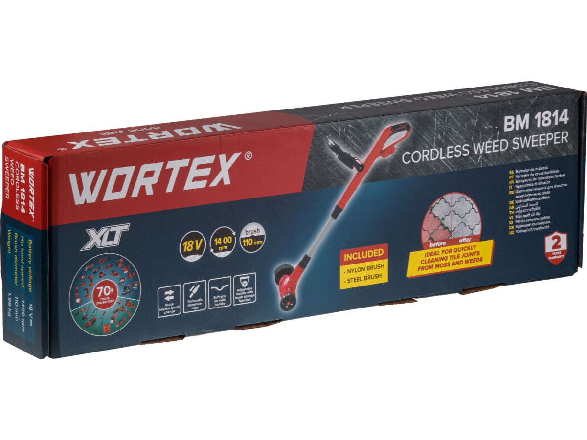 Аккум. щеточная машина WORTEX BM 1814 ALL1 XLT SOLO 14000 об/мин.