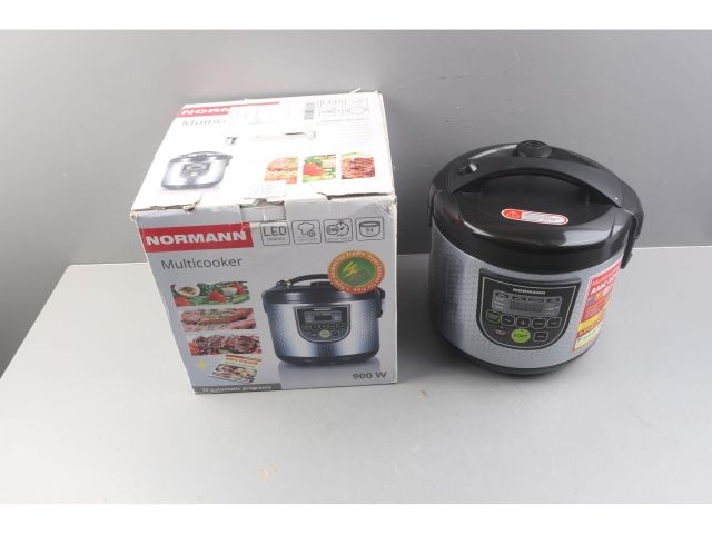 Мультиварка NORMANN AMC-521 уцененный (0039181305) (ОТГРУЗКА ТОЛЬКО ПО ЭТН/ЭТТН | 900 Вт; 5л; 10 программ; СМАРТШЕФ; паровая корзина; фритюр