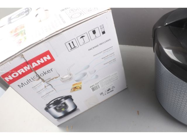 Мультиварка NORMANN AMC-521 уцененный (0039181305) (ОТГРУЗКА ТОЛЬКО ПО ЭТН/ЭТТН | 900 Вт; 5л; 10 программ; СМАРТШЕФ; паровая корзина; фритюр