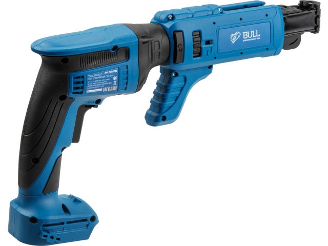 Аккум. ленточный шуруповерт BULL CAS 1844 в кор. SOLO, XLTpro, БЕСЩЕТ., 18 В, 4500 об/мин, 57 мм (Саморезы до 57 мм)