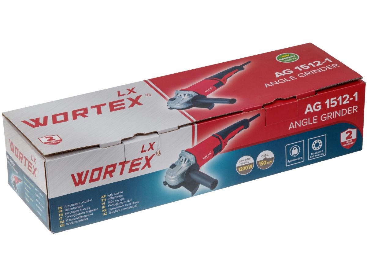 Одноручная углошлифмашина WORTEX LX AG 1512-1 в кор.