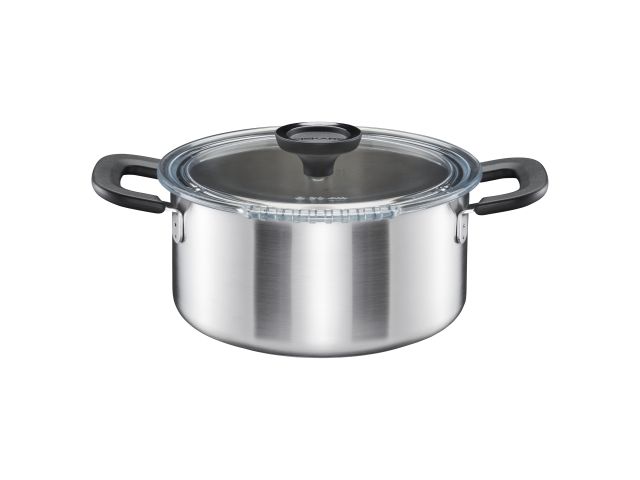 Кастрюля стальная 3л с крышкой Functional Form Fiskars