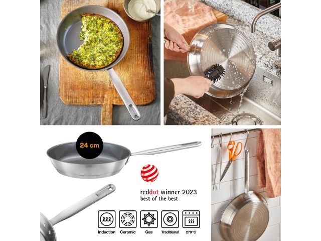 Сковорода 24 см All Steel Fiskars