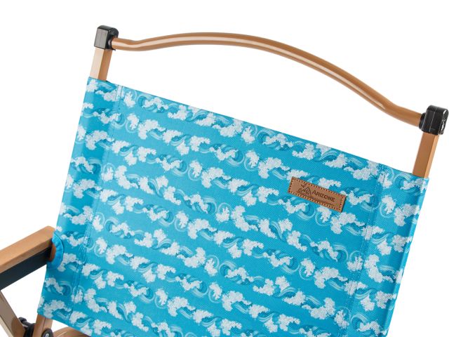 Кресло складное (садовое), бежевый/волна, ARIZONE (Материал каркаса: сталь.)