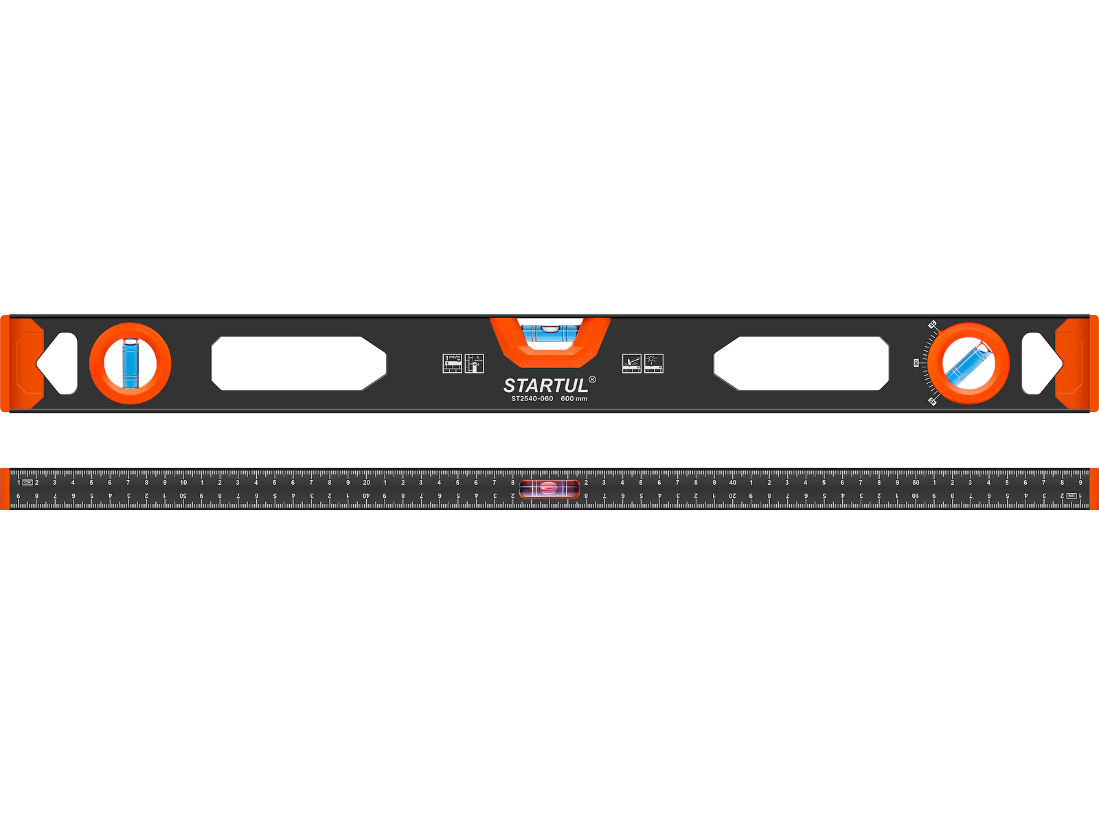 Уровень 600мм рельс STARTUL MASTER (ST2540-060)