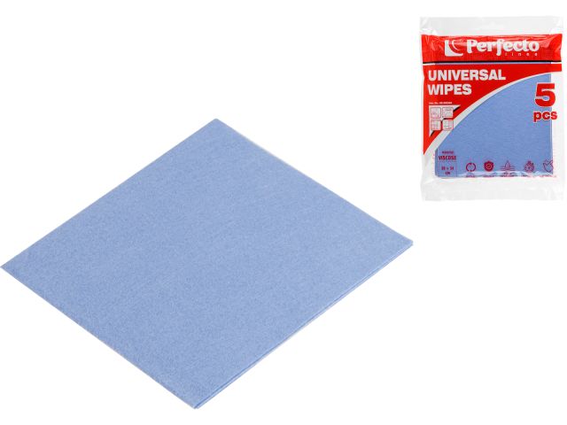 Салфетки универсальные, 5 шт., 30х34 см, вискоза, PERFECTO LINEA