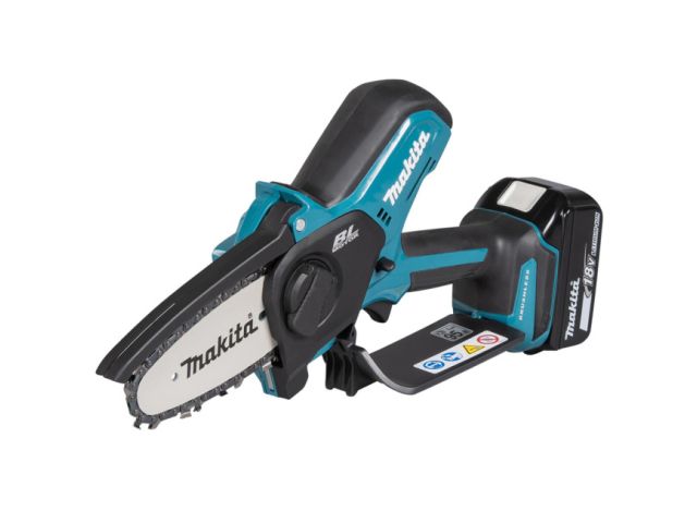 Аккум. пила цепная MAKITA DUC101SF шина 10 см (4"), 0.325", 1.1 мм в кор. (18.0 В 1 акк.3.0 А/ч Li-Ion, ЗУ DC18SD)