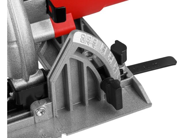 Циркулярная пила WORTEX CS 1865 в кор. 1400 Вт, 185 мм, пропил до 65 мм, алюм. подошва (1400 Вт, 185х20 мм 24Т, пропил до 65 мм, алюминиевая