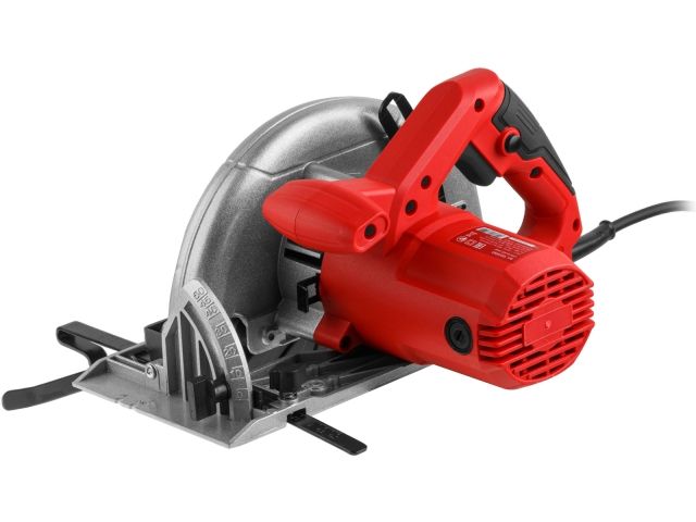 Циркулярная пила WORTEX CS 1865 в кор. 1400 Вт, 185 мм, пропил до 65 мм, алюм. подошва (1400 Вт, 185х20 мм 24Т, пропил до 65 мм, алюминиевая