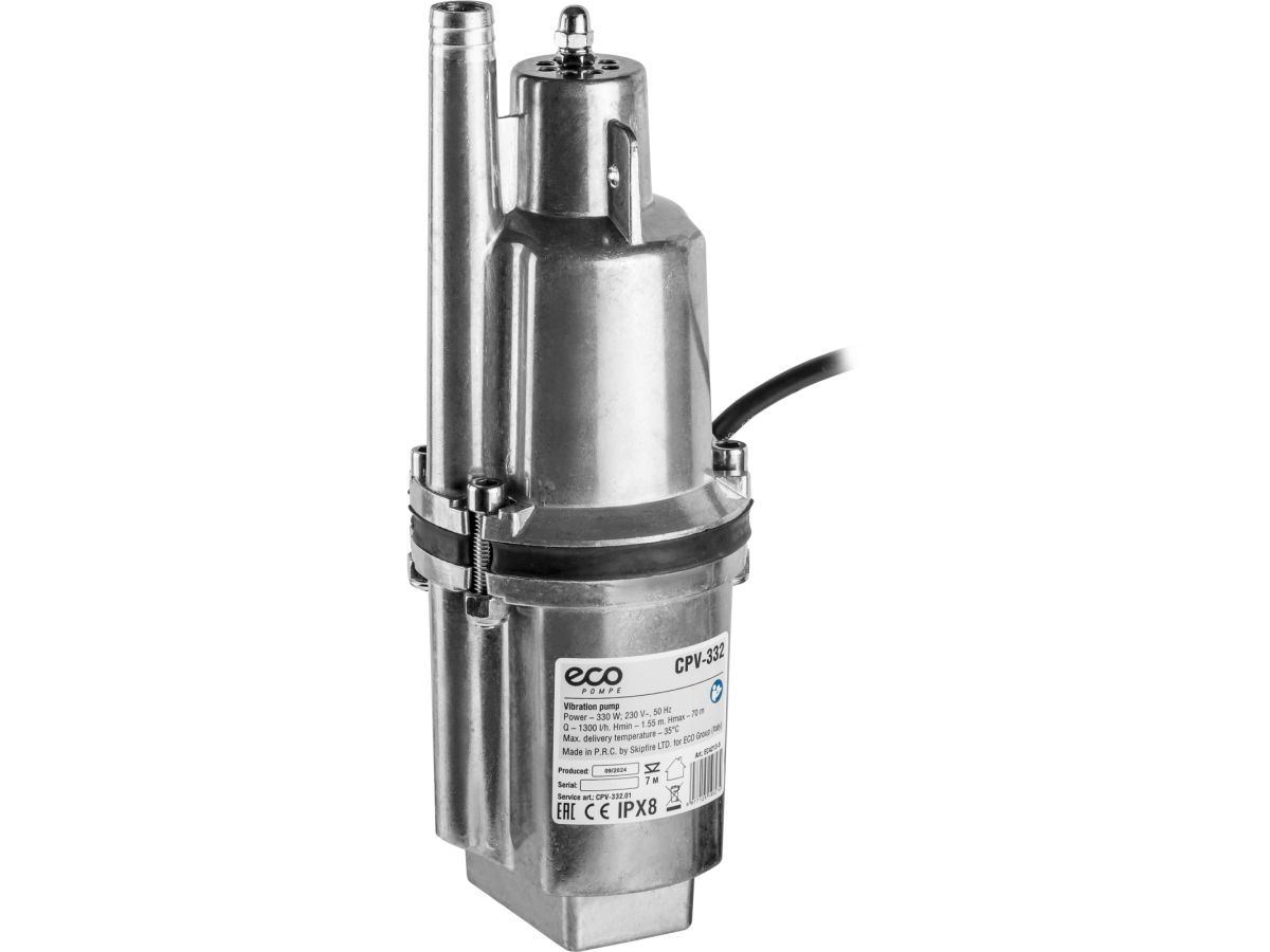 Насос вибрационный ECO CPV-332 (25м, верхний забор)