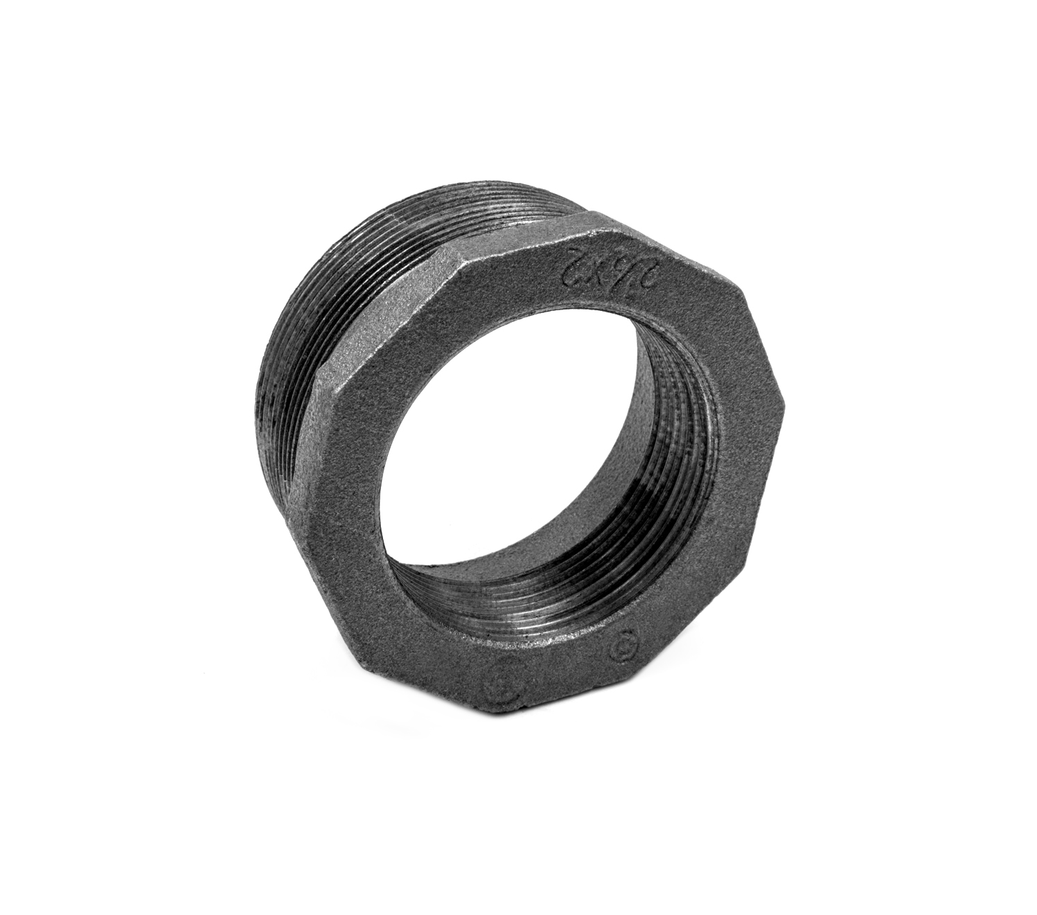 Футорка 1 1/4″ х 1/2″ нар.-вн. чугун черн., AV Engineering