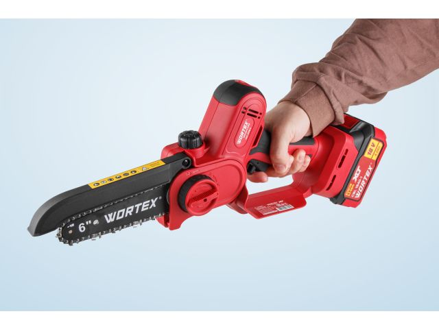 Аккум. мини-пила WORTEX CEC 2518-2 в кор. ALL1 XLT SOLO БЕСЩЕТ., 18 В, 15 см (шина 15 см, 1/4")