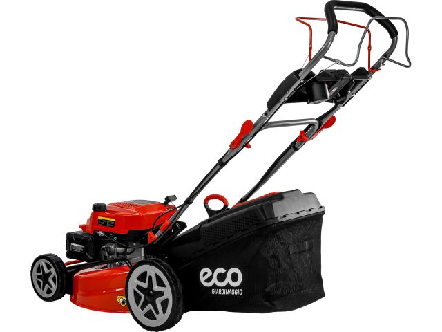 Газонокосилка бензиновая ECO LG-745 E самоходная (6 л.с., шир. 51 см, самоходная, электростарт, мульчир., стальн. корпус, травосборник 70 л)
